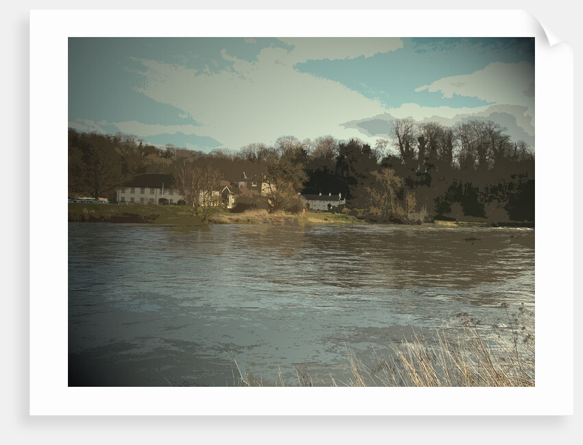 Priest House Hotel and River Trent by Sarah Smith
