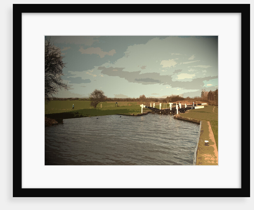 Aston Lock on the Trent and Mersey Canal by Sarah Smith
