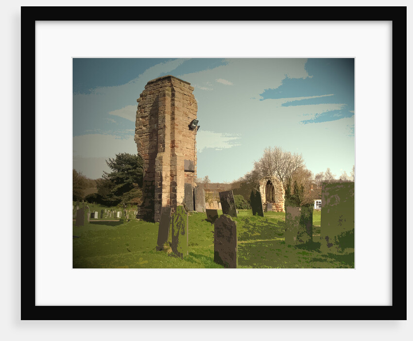 Remains of Former Church at Ticknall by Sarah Smith