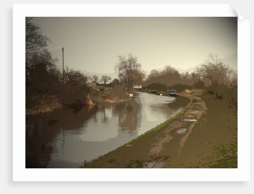 The Trent and Mersey Canal at Willington by Sarah Smith