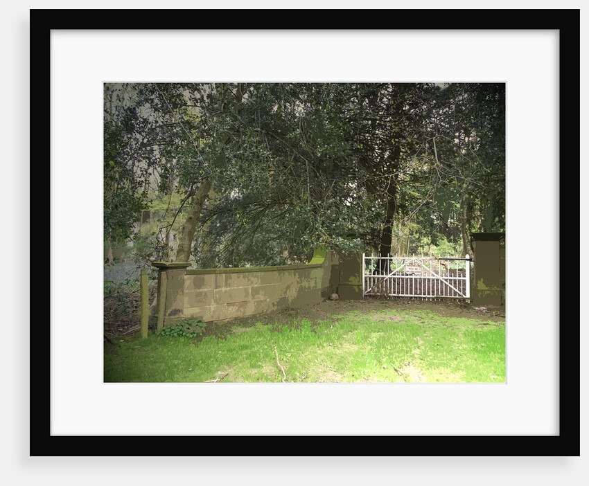 Entrance Gates to Ruined Hall by Sarah Smith