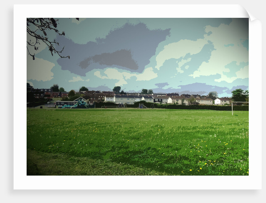 Playing Fields by the Mickley Estate by Sarah Smith