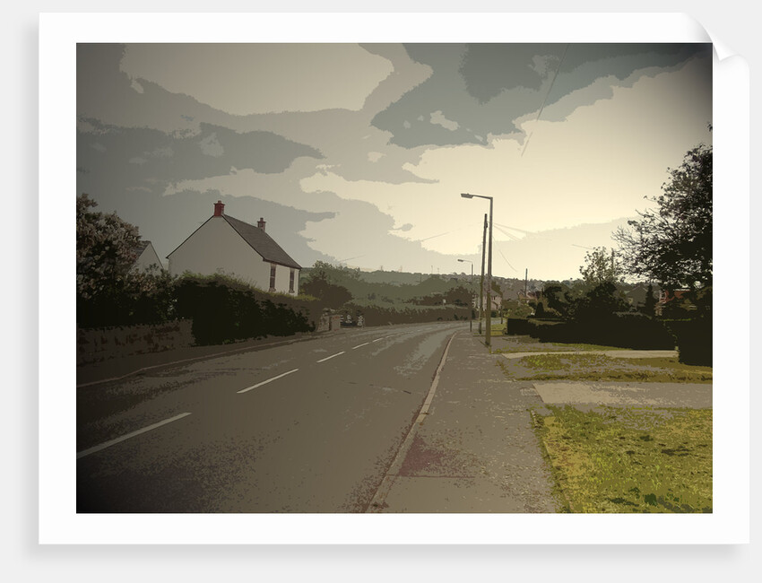 Little Morton Road in North Wingfield by Sarah Smith