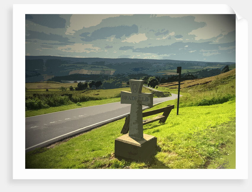 Overlooking High Bradfield from Kirk by Sarah Smith