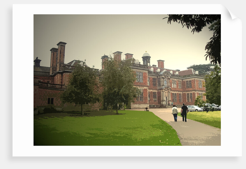 Sudbury Hall. A mixture of classical and local influences are evident in the architecture of this 17th century hall by Irene Johnson