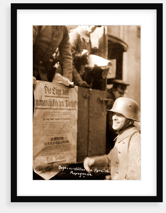 Anti-Revolution Propaganda, Berlin Germany 1920 by Anonymous