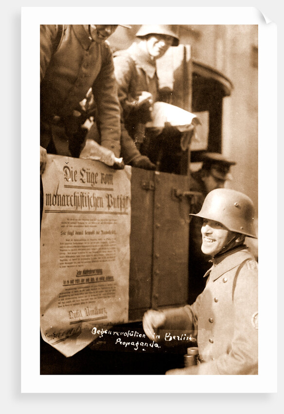 Anti-Revolution Propaganda, Berlin Germany 1920 by Anonymous