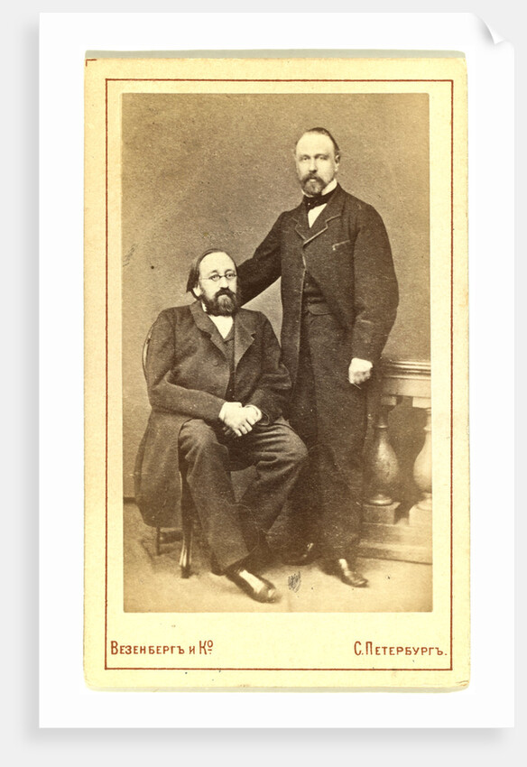 Konstantin Nikolaevich Leontev and Mikhail Nikiforovich Katkov by Anonymous