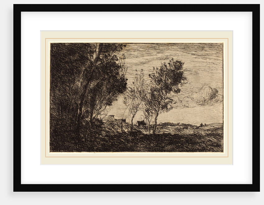 In the Dunes: Souvenir of The Hague (Dans les dunes: Souvenir du bois de La Haye), 1869 by Jean-Baptiste-Camille Corot