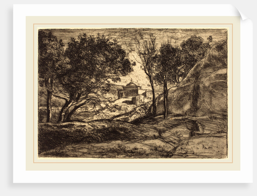 Souvenir of Tuscany (Souvenir de Toscane), c. 1845 by Jean-Baptiste-Camille Corot