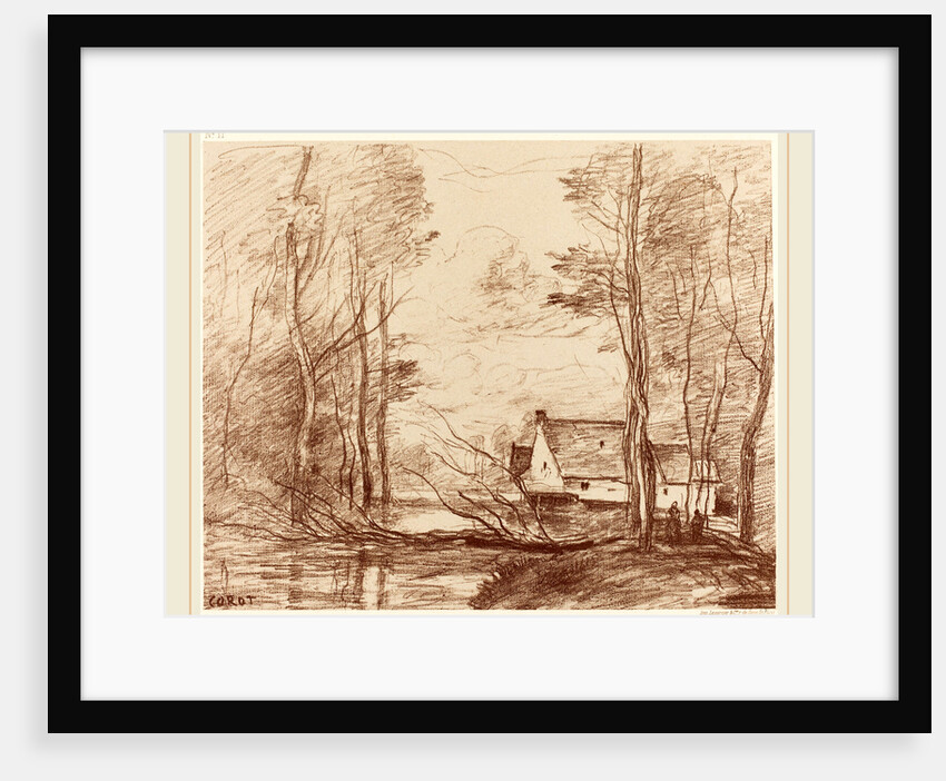 The Mill of Cuincy, near Douai (Le Moulin de Cuincy, pres Douai), 1871 by Jean-Baptiste-Camille Corot