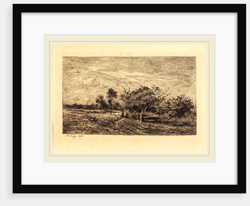 Apple Trees in Auvers (Pommiers a Auvers), 1877 by Charles-François Daubigny