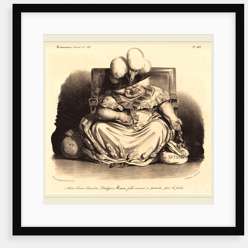 Marie-Louise-Charlotte-Philippinepairie, 1834 by Honoré Daumier