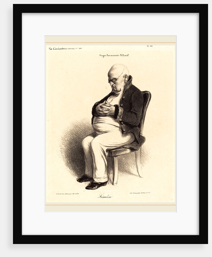 Comte J.-Jérome Siméon, 1835 by Honoré Daumier
