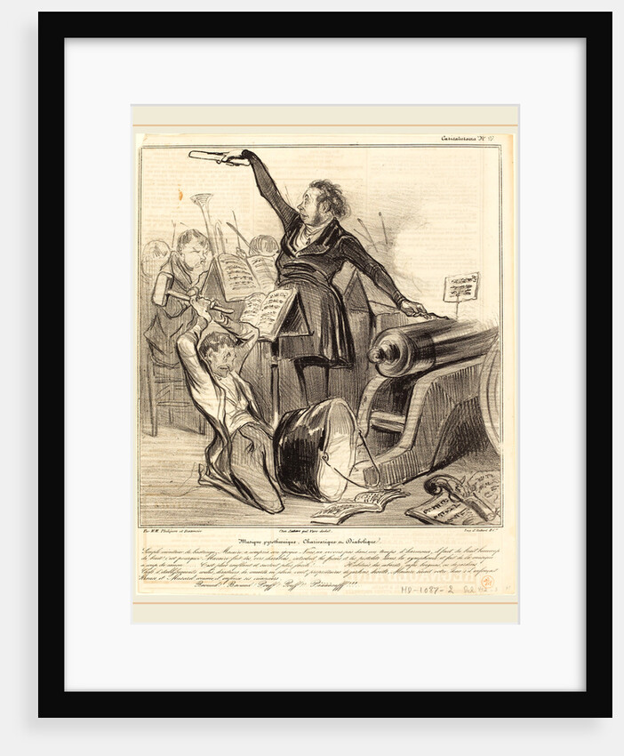 Musique pyrothecnique, Charivarique et Diabolique, 1838 by Honoré Daumier