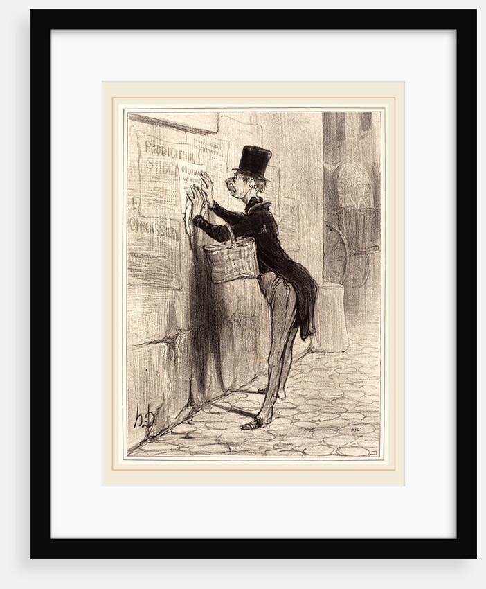Le Placeur, 1842 by Honoré Daumier