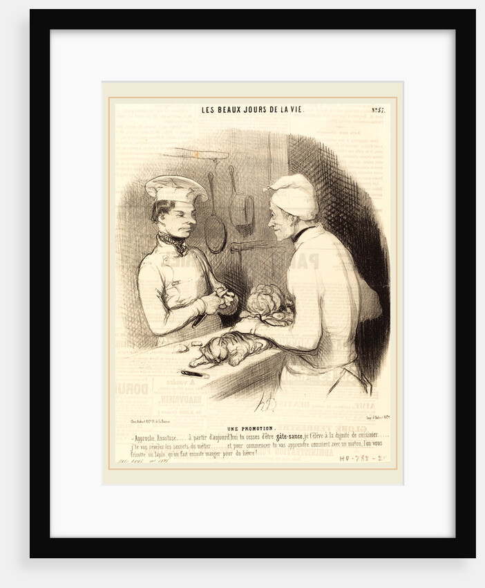 Une Promotion, 1845 by Honoré Daumier