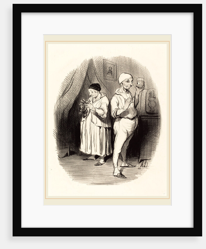 L'Oeil du maitre, 1842 by Honoré Daumier
