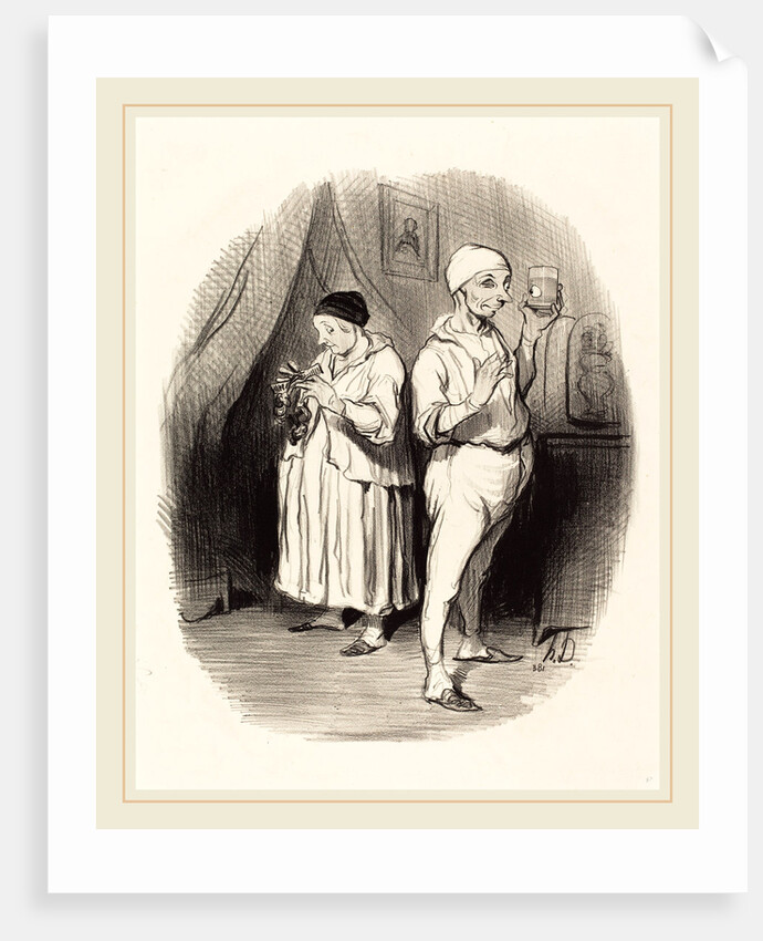 L'Oeil du maitre, 1842 by Honoré Daumier