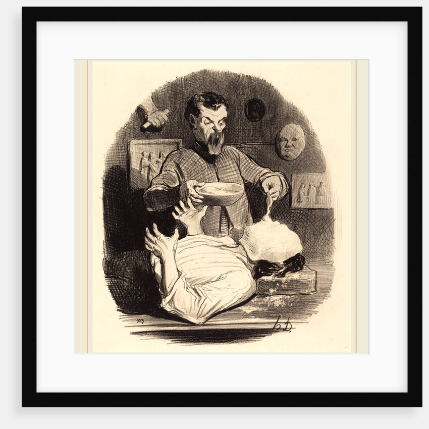 Un Monsieur qui veut se donner la satisfaction, 1846 by Honoré Daumier
