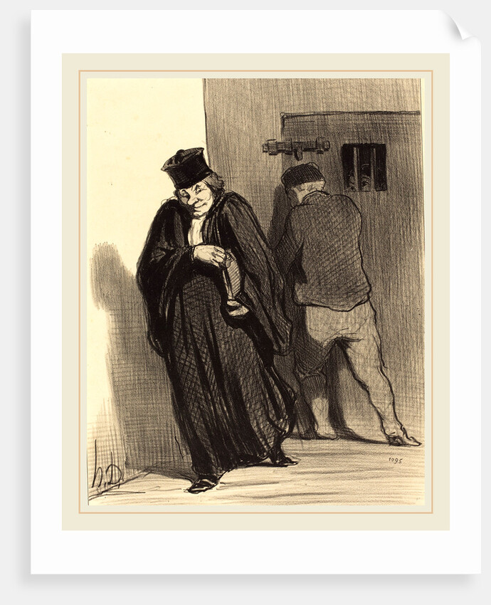 Il parait que mon gaillard est un grand scélérat, 1848 by Honoré Daumier