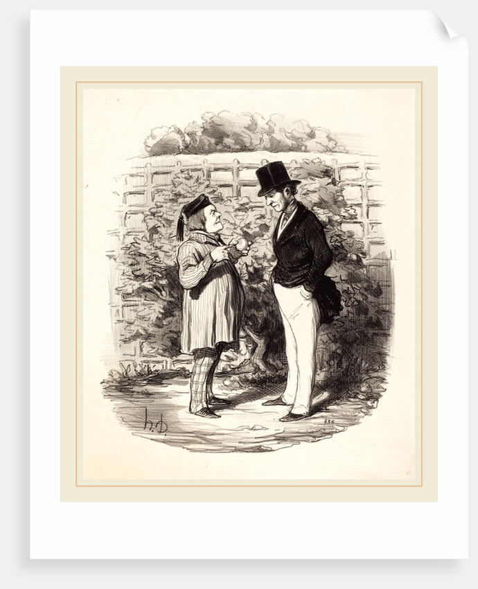 Monsieur voila vingt ans que je poursuis l'union de, 1846 by Honoré Daumier