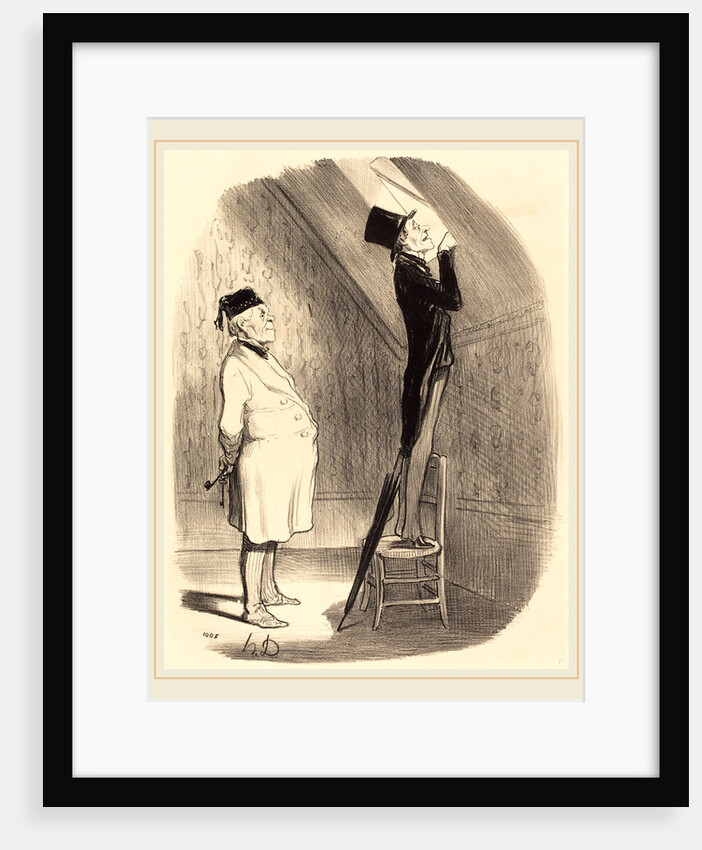 Oh! quant a la vue, vous ne trouverez pas mieux qu'ici!, 1847 by Honoré Daumier