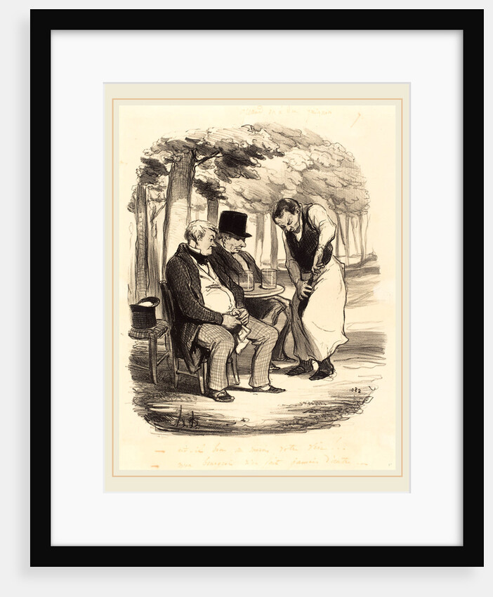 Est-il bon, au moins, votre vin!, 1848 by Honoré Daumier