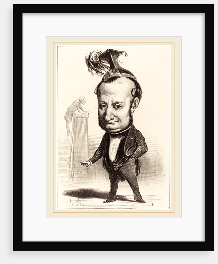 L.F. Raymond Wolowski, 1849 by Honoré Daumier