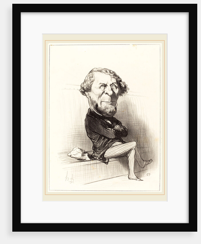 Marie Denis Larabit, 1849 by Honoré Daumier