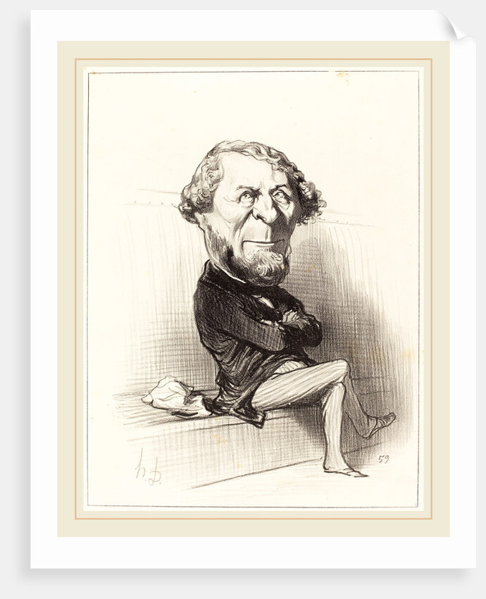 Marie Denis Larabit, 1849 by Honoré Daumier