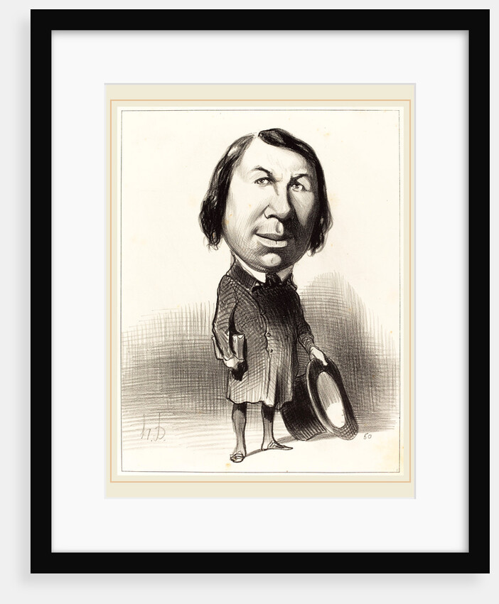 Comte de Montalembert, 1849 by Honoré Daumier