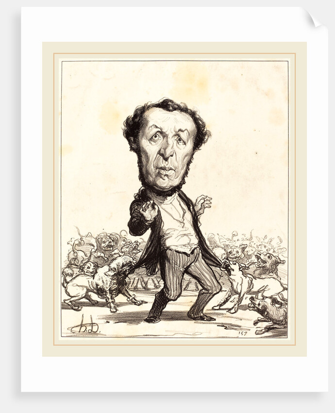 Ovide Remilly, 1850 by Honoré Daumier