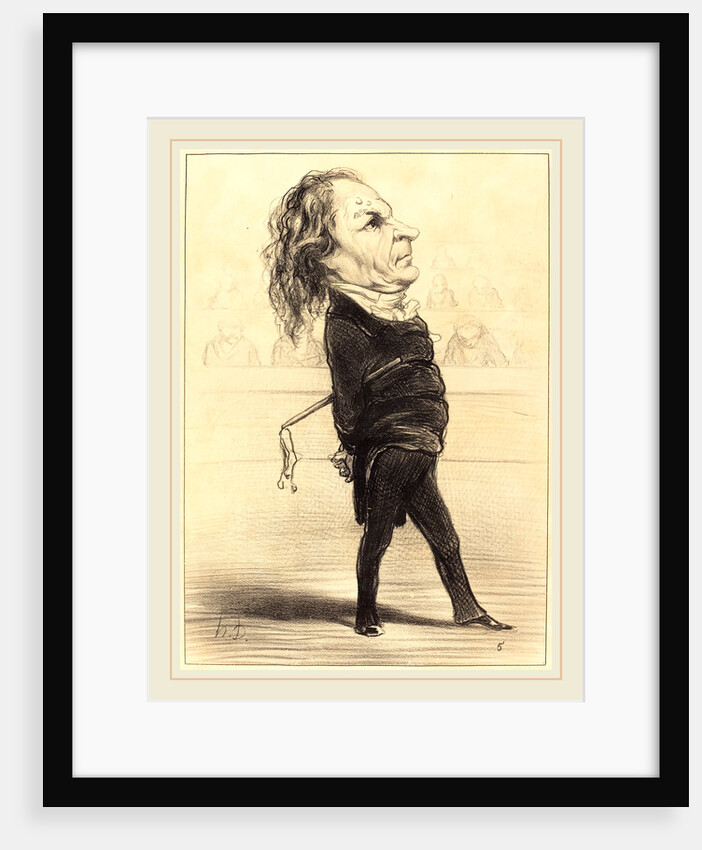 Alex. Thomas Marie, 1849 by Honoré Daumier