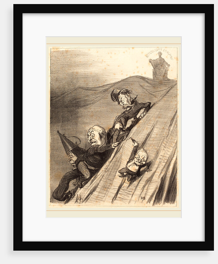 Un Chemin dangereux, 1851 by Honoré Daumier