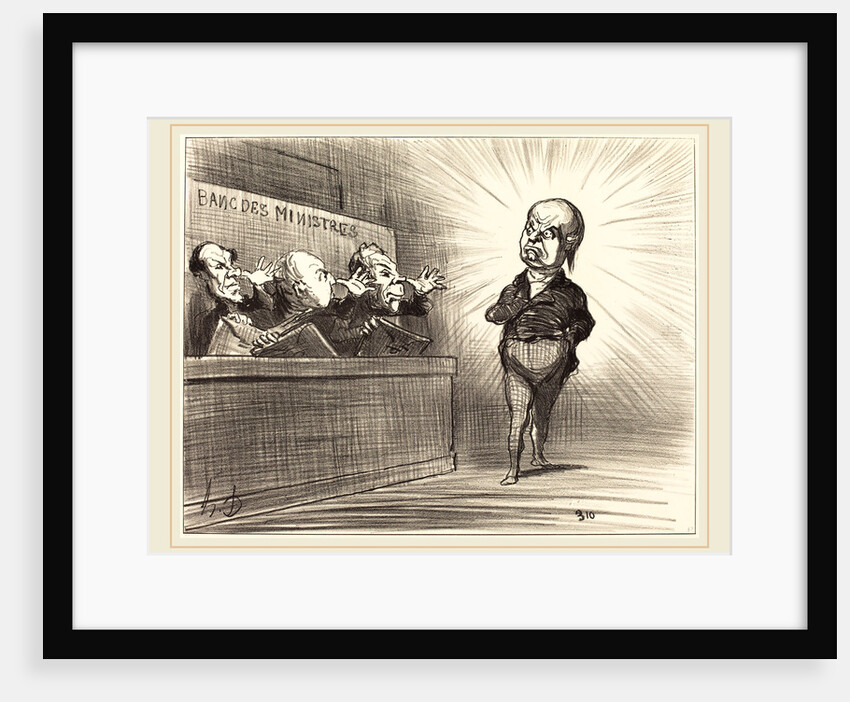 Ce n'est pas encore cette fois-ci, 1851 by Honoré Daumier