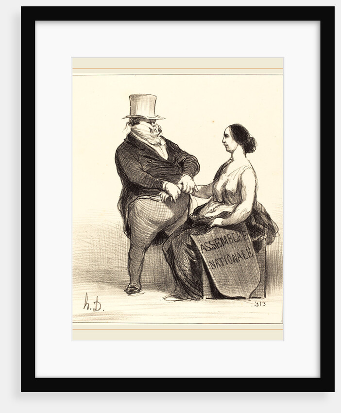 Docteur je ne suis pas aussi malade, 1851 by Honoré Daumier