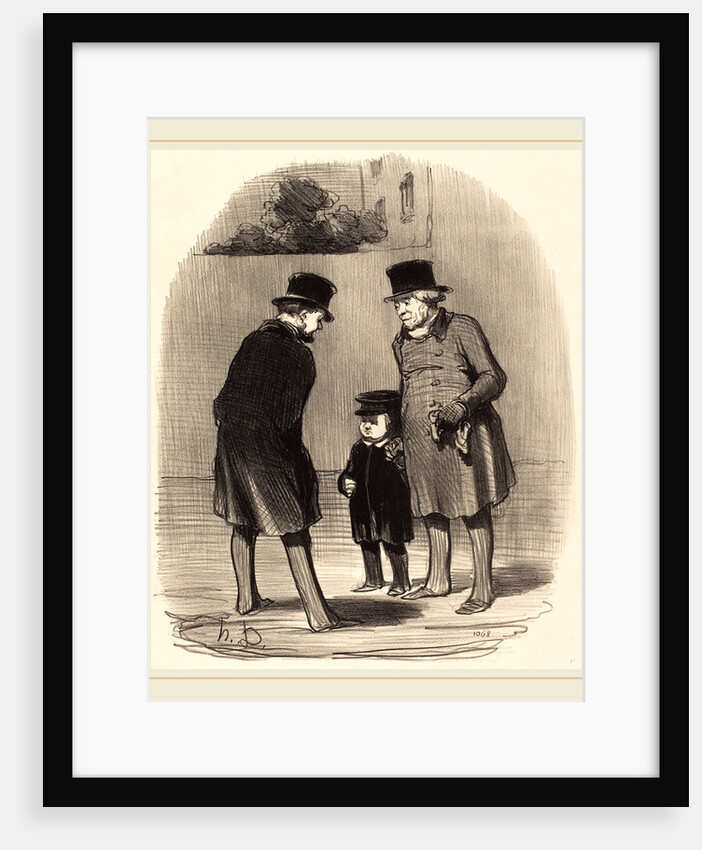 Oui, monsieur Chapuzot, 1852 by Honoré Daumier