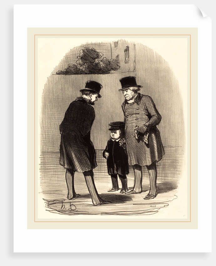 Oui, monsieur Chapuzot, 1852 by Honoré Daumier