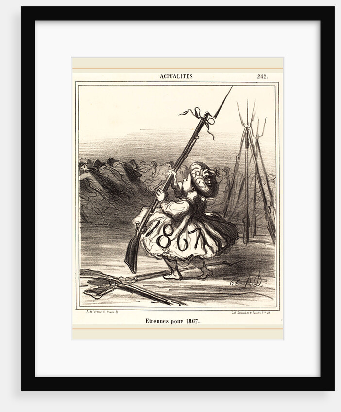 Étrennes pour 1867, 1866 by Honoré Daumier