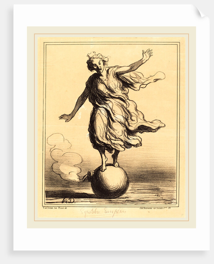Équilibre Européen, 1867 by Honoré Daumier