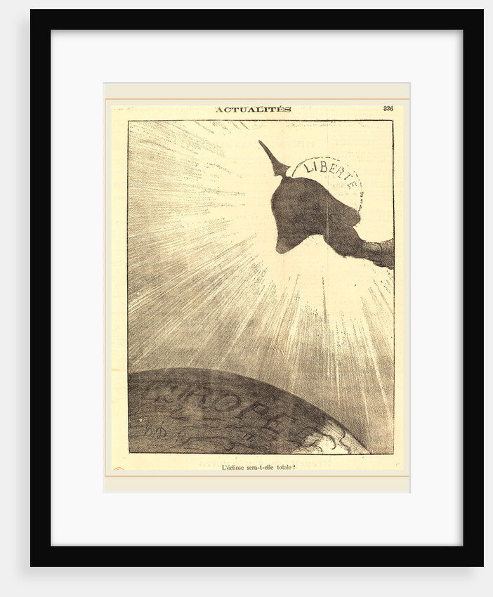 L'éclipse sera-t-elle totale?, 1871 by Honoré Daumier