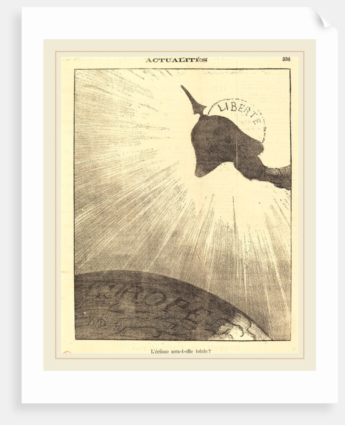 L'éclipse sera-t-elle totale?, 1871 by Honoré Daumier