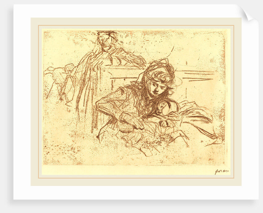 Evidence at the Hearing (first plate) by Jean-Louis Forain