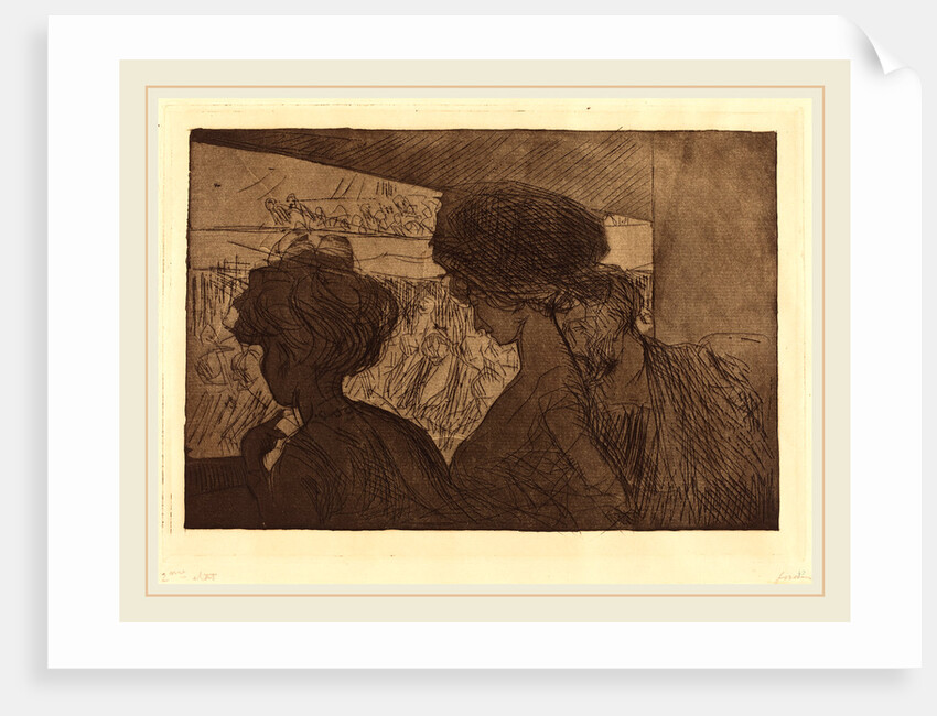Lower Box at the Theater by Jean-Louis Forain