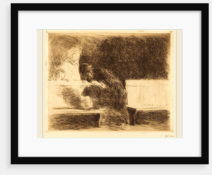 Lawyer Going through a Brief by Jean-Louis Forain