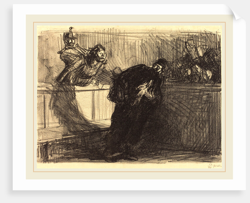 The Lawyer Abused by Jean-Louis Forain
