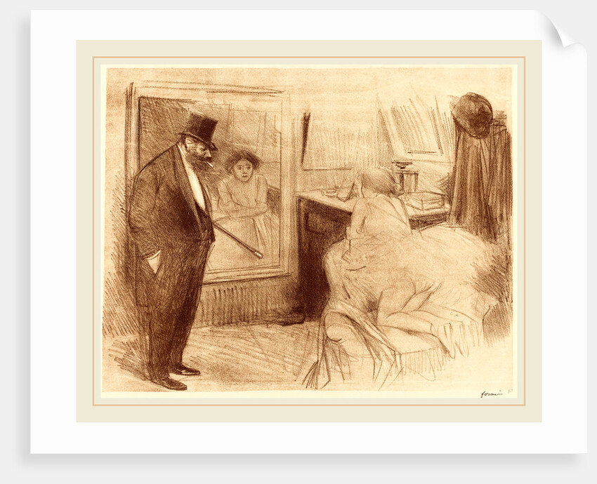 The Dancer's Dressing Room (second plate), 1894 by Jean-Louis Forain