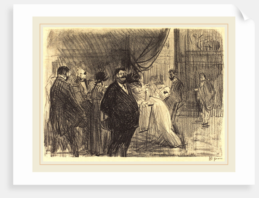 Gambling Room by Jean-Louis Forain