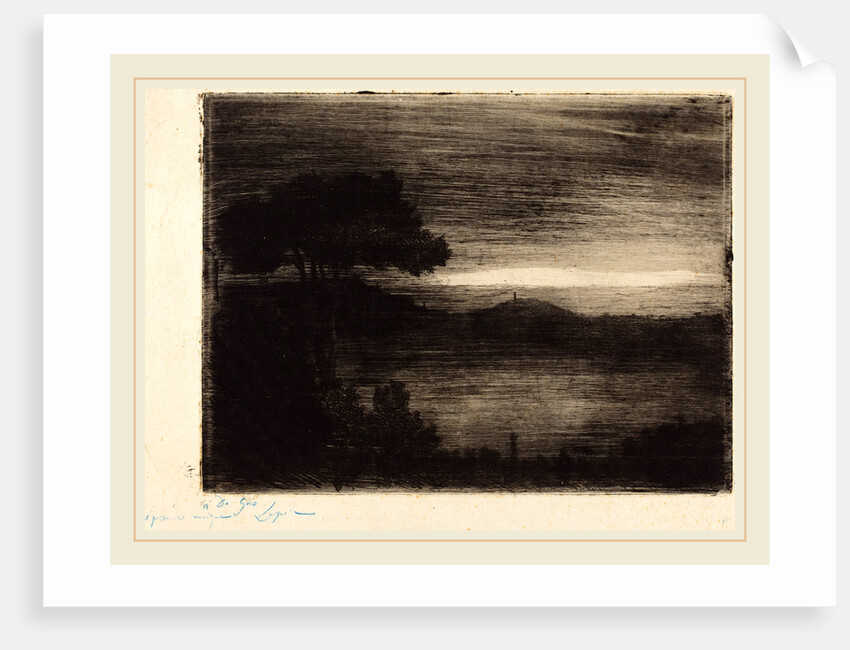 Lake Nemi, 1870 by Vicomte Ludovic Napoléon Lepic